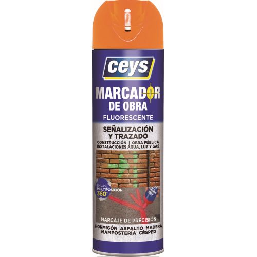 CEYS MARCADOR OBRA NARANJA 500ML